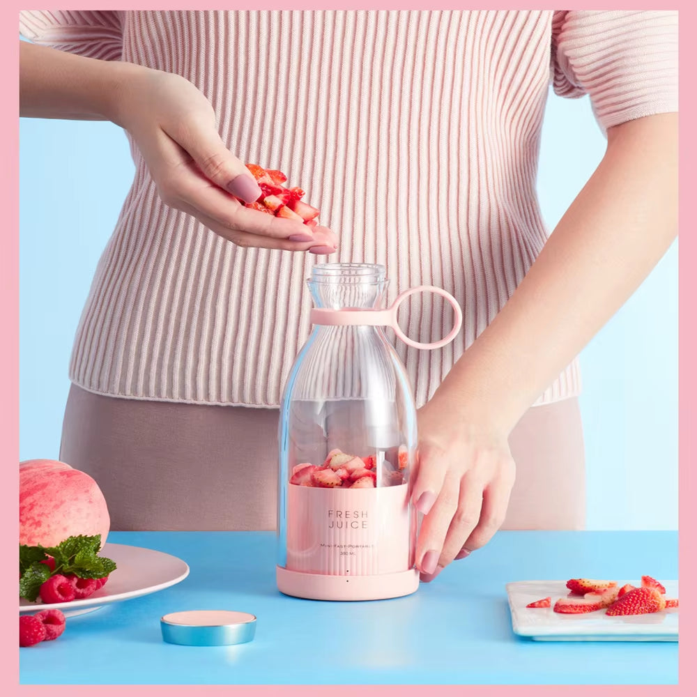 Vegetable Fruit Juicer Blender Smoothie Shakes Mixer Juicer Cup Waterproof Outdoor Personal Juicer Machine