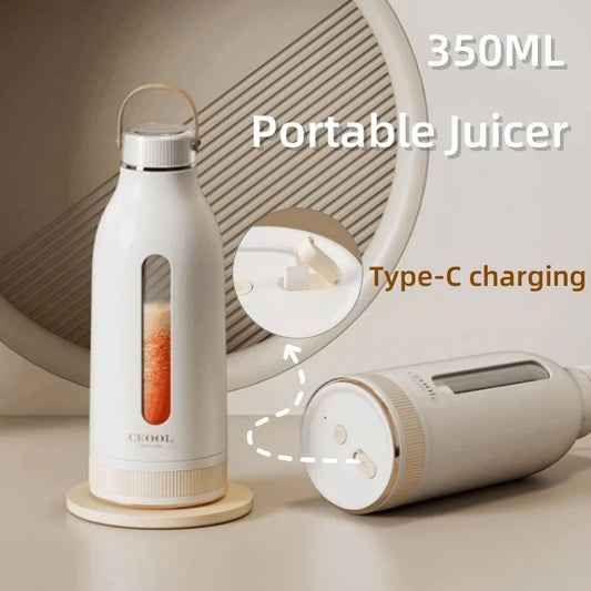New Electric Blender Juicer USB Fast Rechargeable Mixer Fresh Fruit Grinder Portable Multifunction Cup Shakes Smoothie Maker
